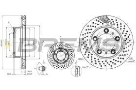 BREMSI CD8027VRD - B. DISC PORSCHE