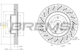 BREMSI CD8030V - B. DISC MERCEDES-BENZ