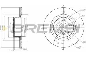 BREMSI CD8038V - B. DISC BMW