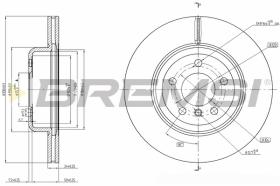 BREMSI CD8039V - B. DISC BMW