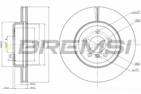 BREMSI CD8047V - B. DISC BMW