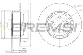 BREMSI CD8064S - B. DISC CHRYSLER
