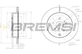 BREMSI CD8072V - B. DISC SUZUKI