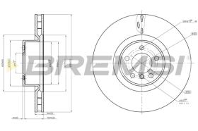 BREMSI CD8086V - B. DISC LAND ROVER