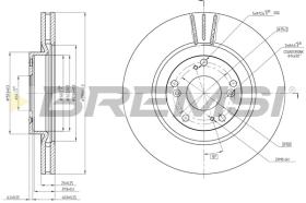 BREMSI CD8092V - B. DISC HONDA