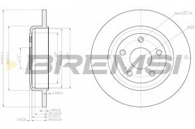 BREMSI CD8096S - B. DISC JEEP