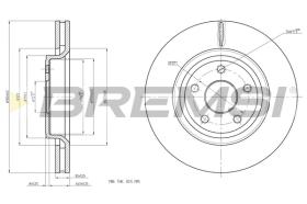 BREMSI CD8097V - B. DISC JEEP