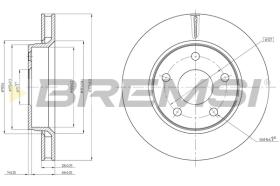 BREMSI CD8098V - B. DISC JEEP