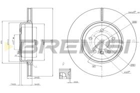 BREMSI CD8154V - B. DISC BMW