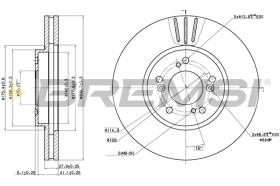 BREMSI CD8175V - B. DISC HONDA