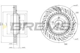 BREMSI CD8177V - B. DISC MERCEDES-BENZ