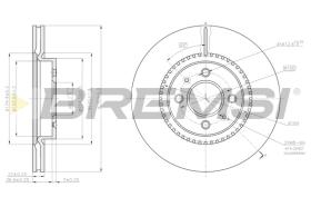 BREMSI CD8186V - B. DISC HYUNDAI, KIA