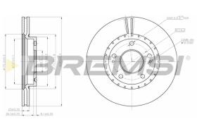 BREMSI CD8187V - B. DISC KIA, HYUNDAI