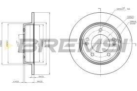 BREMSI CD8193S - B. DISC KIA, HYUNDAI