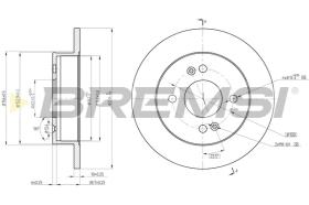 BREMSI CD8213S - B. DISC HYUNDAI