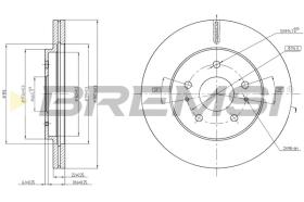 BREMSI CD8247V - B. DISC DAIHATSU