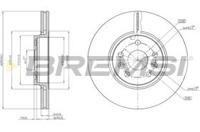 BREMSI CD8266V - B. DISC RENAULT