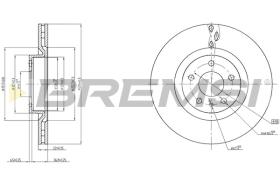 BREMSI CD8329V - B. DISC FIAT