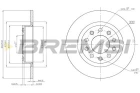 BREMSI CD8333S - B. DISC ALFA ROMEO