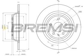 BREMSI CD8338S - B. DISC FORD