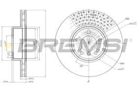 BREMSI CD8403V - B. DISC BMW