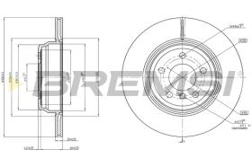 BREMSI CD8404V - B. DISC BMW
