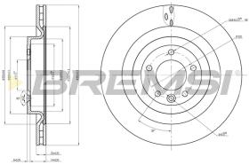 BREMSI CD8433V - B. DISC LAND ROVER