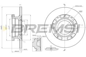 BREMSI CD8472S - B. DISC FORD