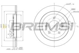 BREMSI CD8482S - B. DISC KIA, HYUNDAI