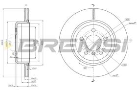 BREMSI CD8504V - B. DISC BMW