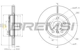 BREMSI CD8613V - B. DISC BMW, MINI