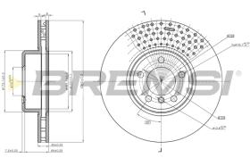 BREMSI CD8614V - B. DISC BMW
