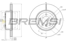 BREMSI CD8617V - B. DISC BMW