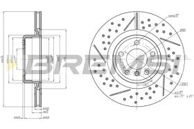 BREMSI CD8621V - B. DISC BMW