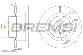 BREMSI CD8624V - B. DISC BMW