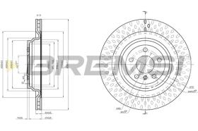 BREMSI CD8630V - B. DISC MERCEDES-BENZ