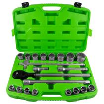 JBM 53728 - ESTUCHE DE HERRAMIENTAS CON 21 PIEZAS AUTOCLE 3/4" 12 CANTOS
