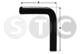 STC T494264 - TUBO ACODADO DE GOMA SOLA