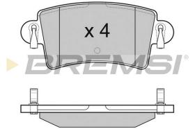BREMSI BP3074TR - B. PADS RENAULT, NISSAN, OPEL