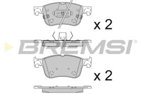 BREMSI BP3847 - 0