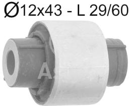ASLYX AS105363 - SILENTBLOC INFERIOR BRAZO TRAS  GOLF V-PASSAT '06