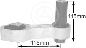 ASLYX AS506470 - *** SOP MOTOR TRAS PANDA '12- 1.3D OJO