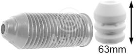 ASLYX AS506782 - *** JGO FUELLE Y TOPE SUSPENSI¢N VW (63MM)