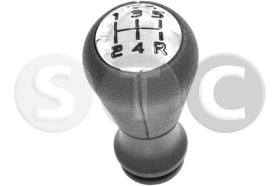 STC T465004 - *** POMO PALANCA DE CAMBIO PEUGEOT206 5 M CROMADO