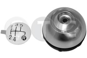STC T465063 - *** POMO PALANCA DE CAMBIO 500 SATINADO LENTE BLANCA