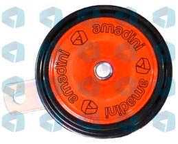 AMADINI DGB020 - BOCINA DE PLATO Ø 90 MM.  12V 2 POLOS AGUDA
