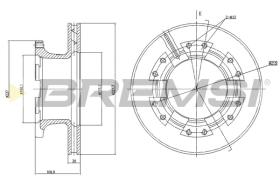 BREMSI CD5122V - B. DISC OPTARE