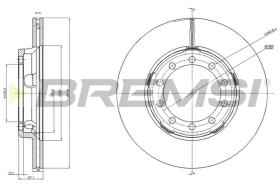 BREMSI CD5179V - B. DISC IVECO
