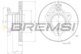 BREMSI CD5209V - B. DISC MERCEDES-BENZ