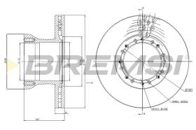 BREMSI CD5256V - B. DISC DAF